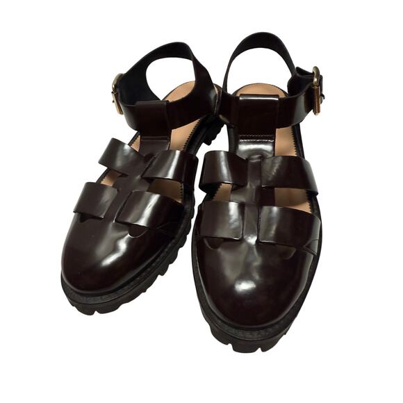 J. Crew Fisherman Lug-Sole Sandals Sz. 8.5 - Picture 4 of 13